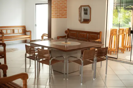 Espaços e estrutura da Fazenda Pingo D'Água